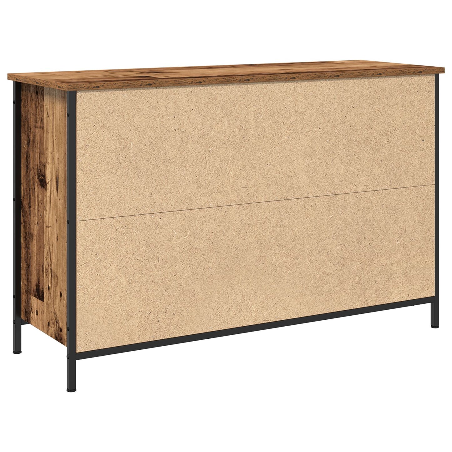 TV-bænk Artisan Eg 101x35x65 cm Konstrueret træ og Stål