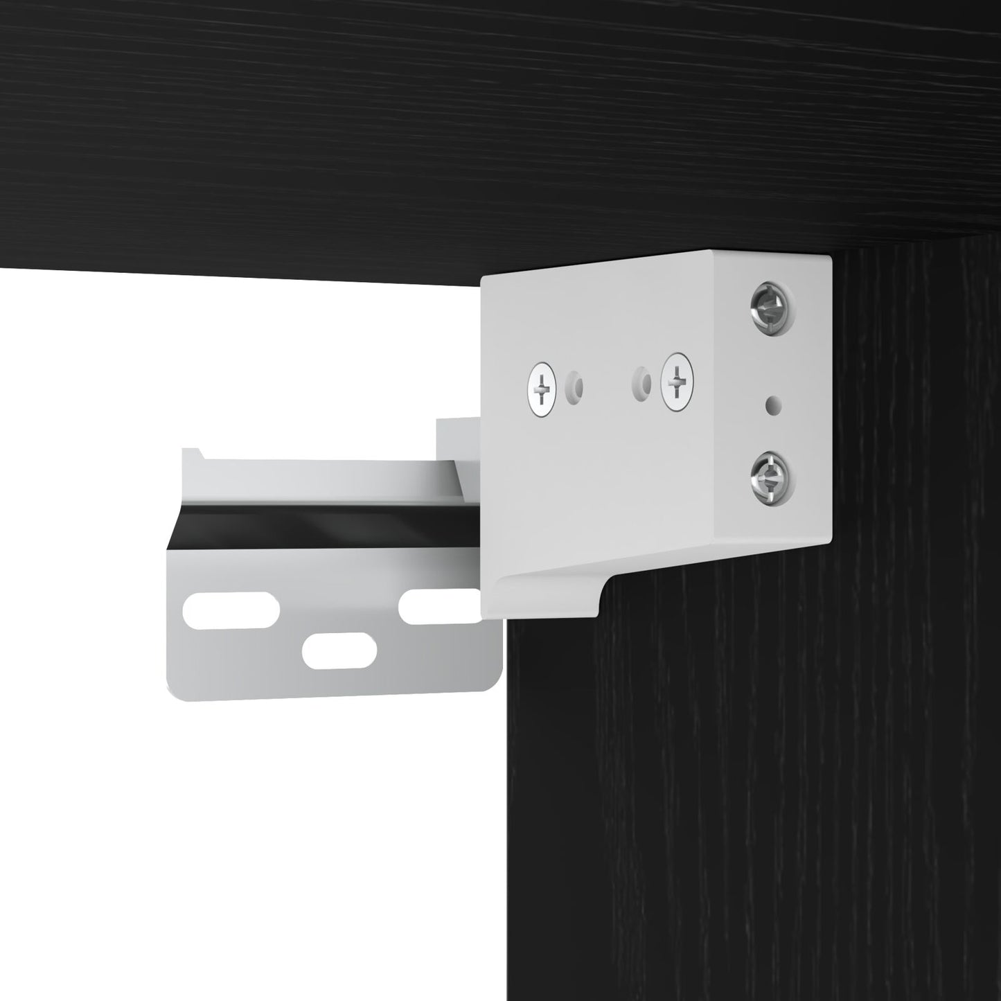 Badeværelsesskabe Sort Eg 90x38,5x46 cm Konstrueret træ