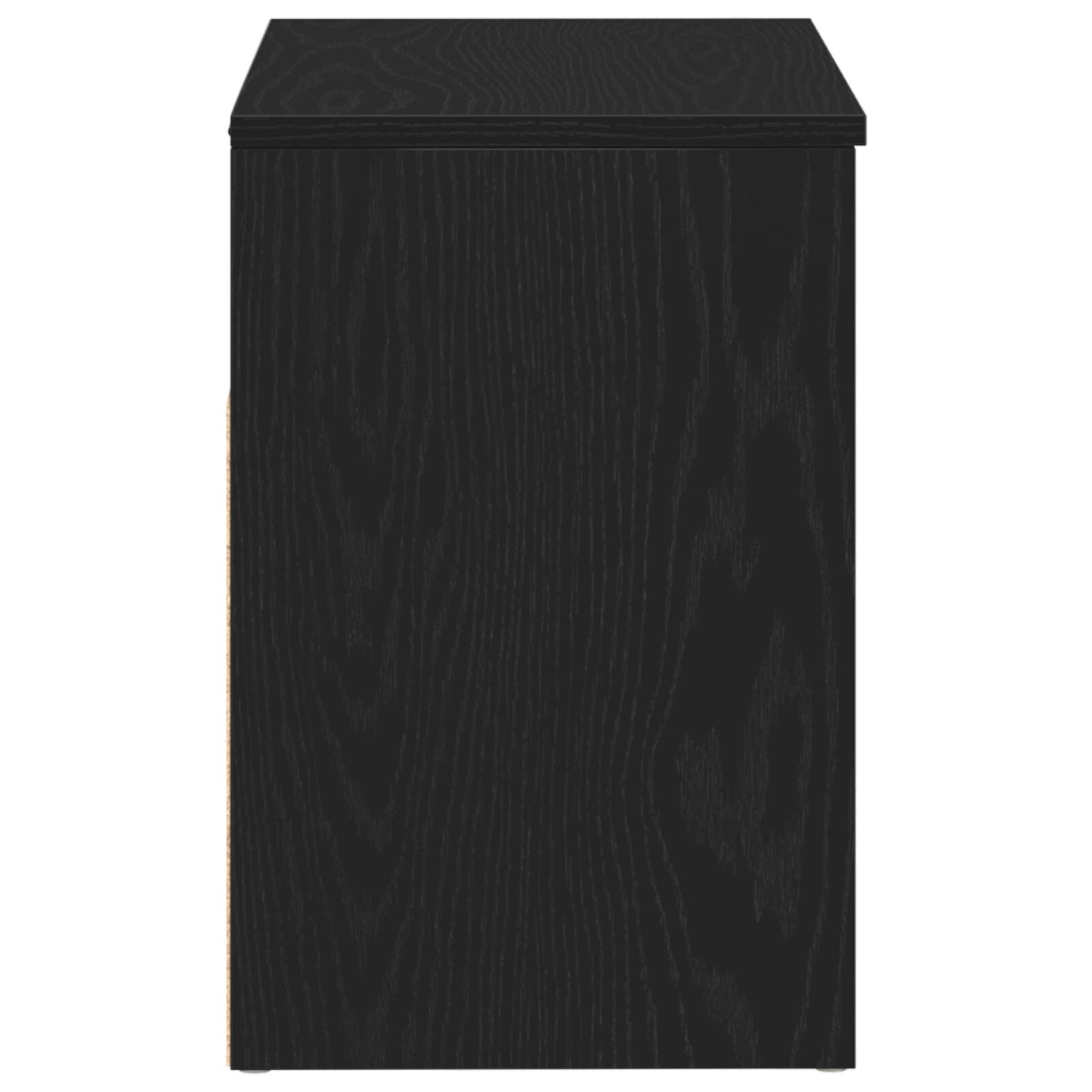 Hallbænk Sort Eg 60x30x45 cm Udført i Træ