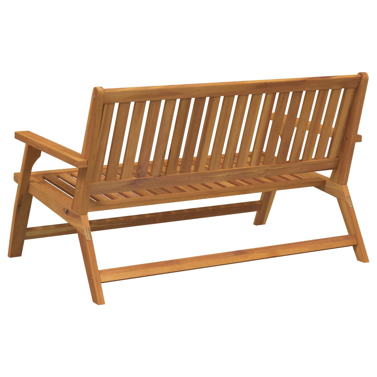 Havebænk 122,5x77x74 cm Massivt Akacietræ