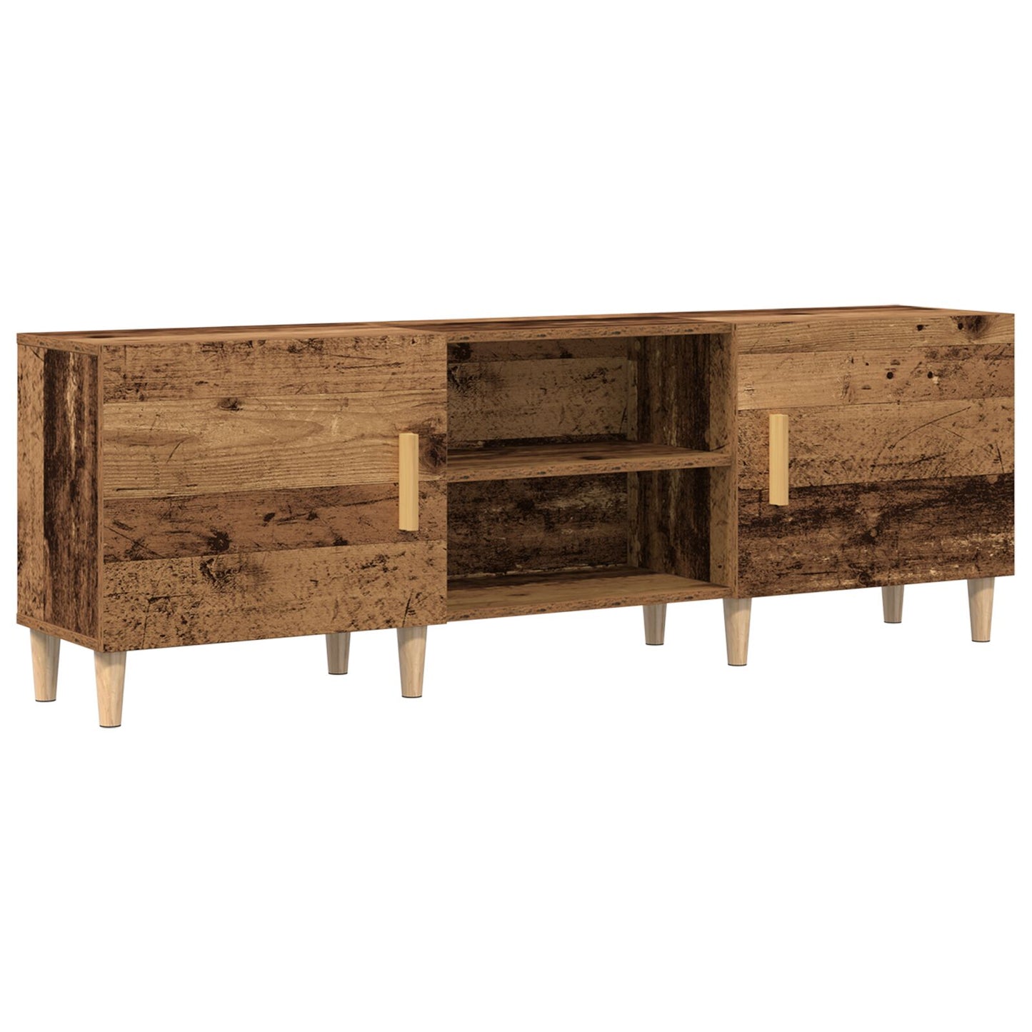 TV-bænk Gammelt Træ 150x30x50 cm Ingeniørtræ