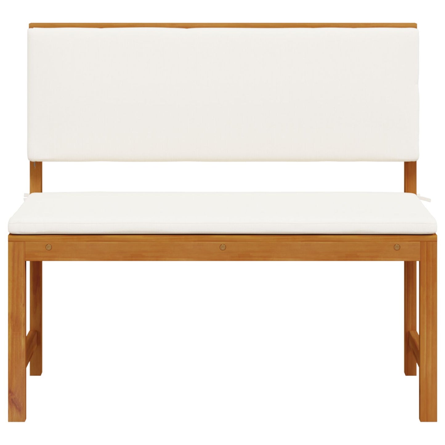 Havebænk med hynder 100x50x91 cm Solid Akacietræ