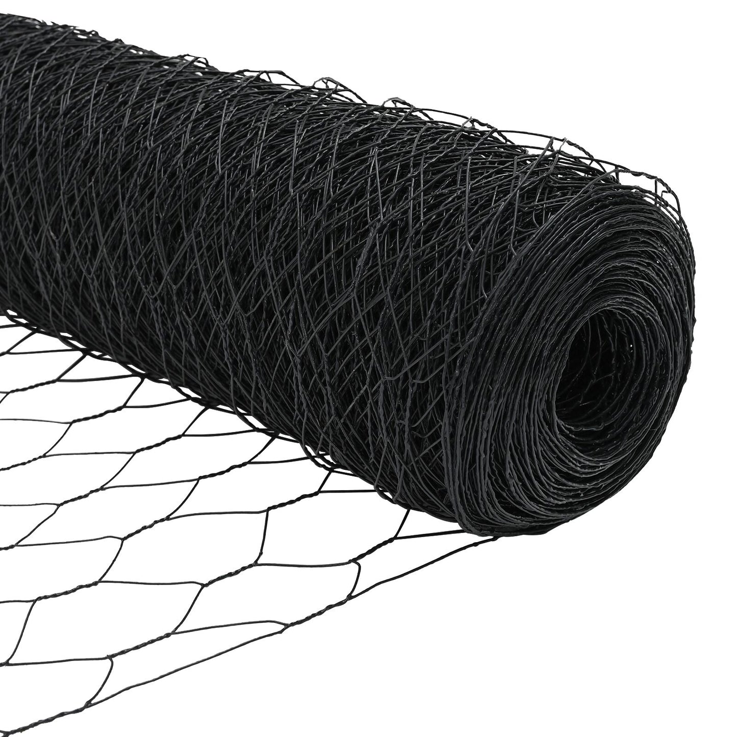 Hegn stolper 11 stk U-kanal Grå 60 cm Stål, vidaXL Sekskantet hegn Grå 0,6x25 m Stål