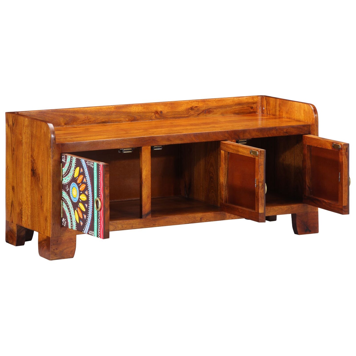 Skobænk 90x35x40 cm Solid Akacietræ