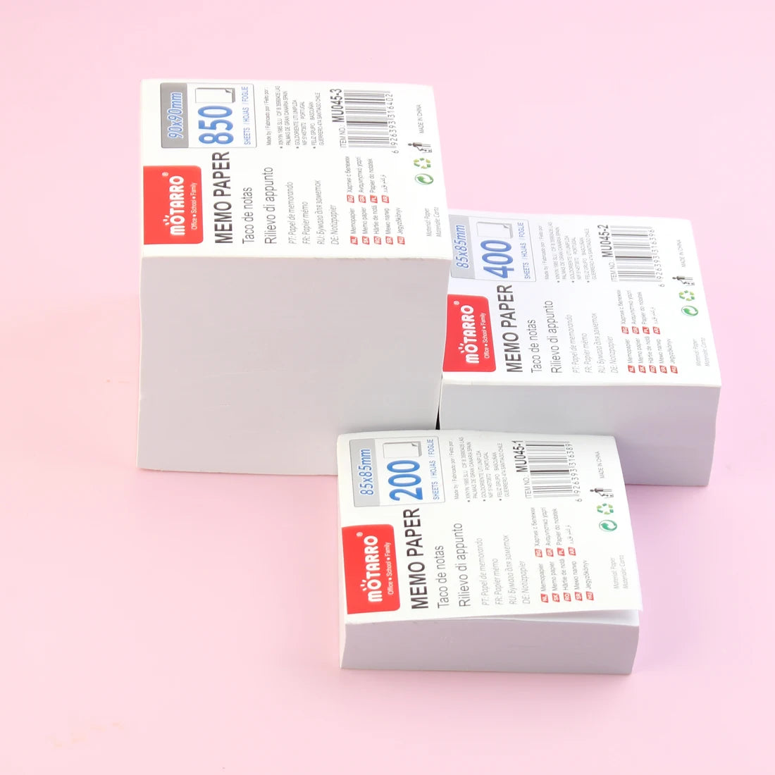 Simple sticky notes - Vælg mellem 200, 400 eller 850 ark