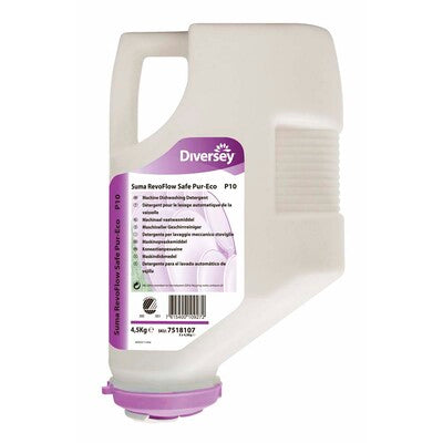 Maskinopvaskemiddel Suma Revoflow Safe Pur-Eco P10 4,5kg u/klor - 3 dunke, 3 enheder