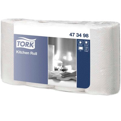 Køkkenrulle Tork Plus 2-lags K1 473498 20,5m 20rul/pak
