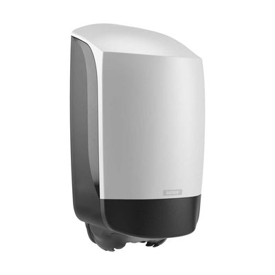 Dispenser t/aftørringspapir Inc Katrin S hvid centerfee