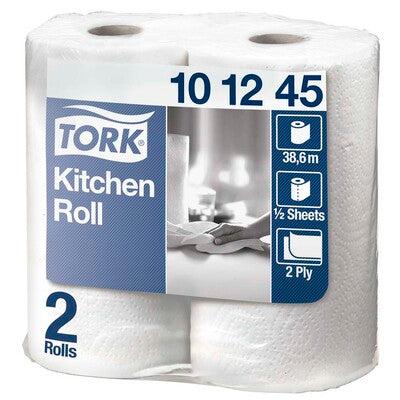 Køkkenrulle Tork Plus hvid 14rl 101245