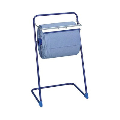 Gulvstativ t/papirrulle blå 38cm