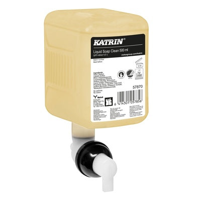 Cremesæbe, Katrin, Clean, Påfyldning, 500 ml, sæbe