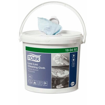Aftørringsklud Tork Sensitiv W10 cleaning turkis