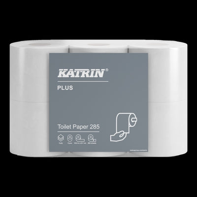 Toiletpapir Katrin Plus 285 hvid 35M 3-Lags 38411