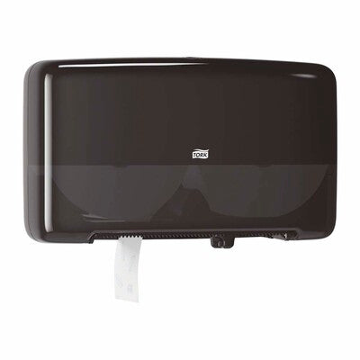 Dispenser Tork Twin T2 sort t/toiletpapir 555508