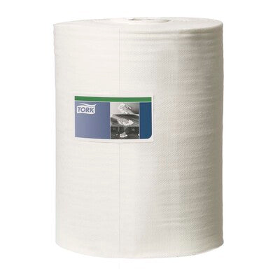 Aftørringsklud Tork Alt-I-En W1-W3 1-lags hvid 1