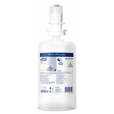 Skumsæbe, Tork, hygiejne, Premium, 1 l, sæbe, pakke a 6 stk