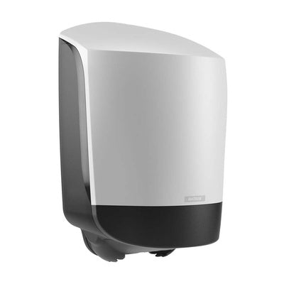 Dispenser t/aftørringspapir Inc Katrin M hvid centerfee