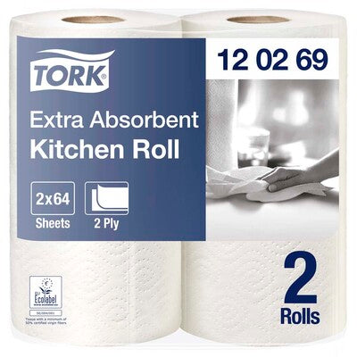 Tork køkkenrulle Extra Plus 2-lags 24rl 120269