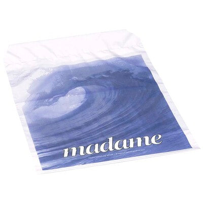 Hygiejnepose Madamepose 25x36,5cm 40my bølgemotiv hvid 500stk/pak