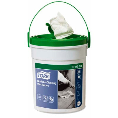 Wet Wipe Tork W15 t/overflader Handy Bucket 4x58ark 190594