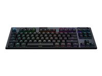 Logitech G915 TKL Tenkeyless LIGHTSPEED Wireless RGB Mechanical Gaming Keyboard Tastatur Mekanisk LIGHTSYNC Trådløs Nordisk