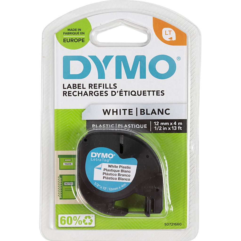 Dymo plasttape