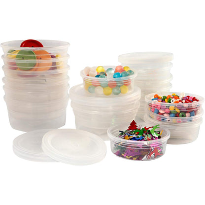 Plastbøtte med låg
