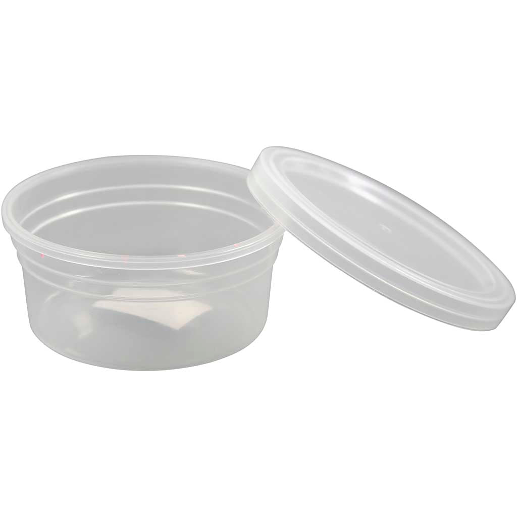 Plastbøtte med låg