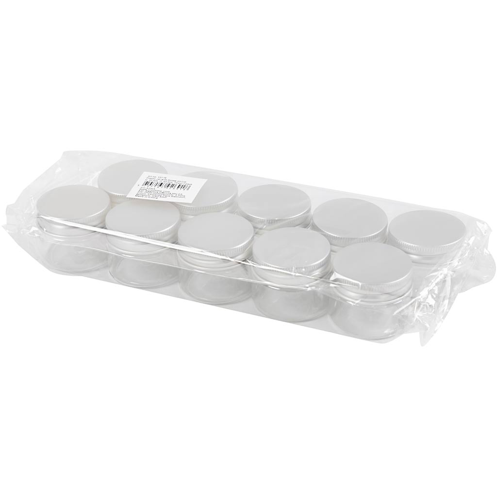 Plastdåse med låg