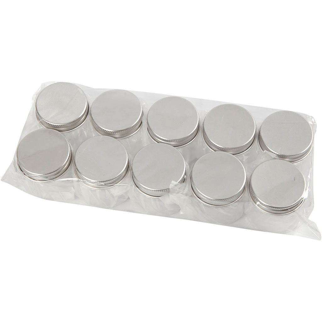 Plastikdåse med låg