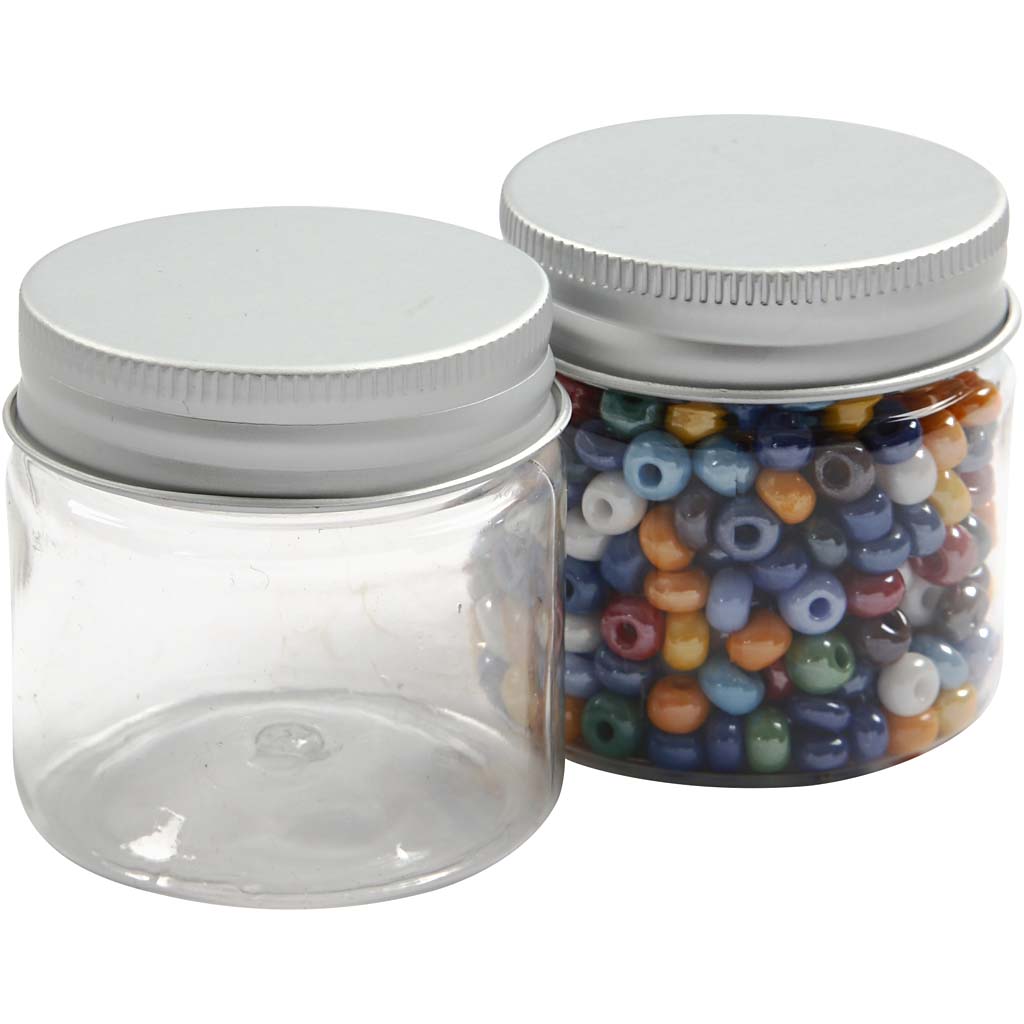 Plastdåse med låg