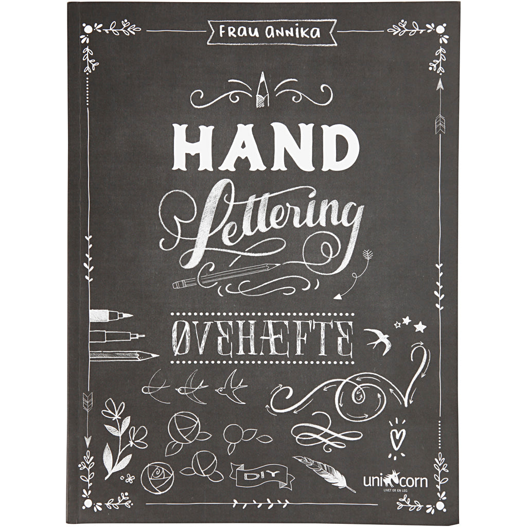 Øvehæfte til 'Hand Lettering'