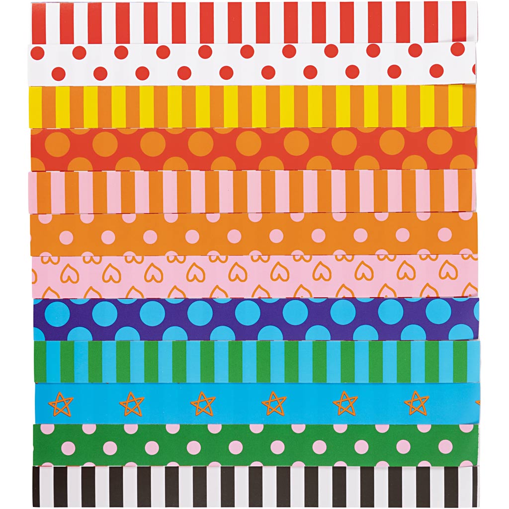 Guirlandestrimler med print