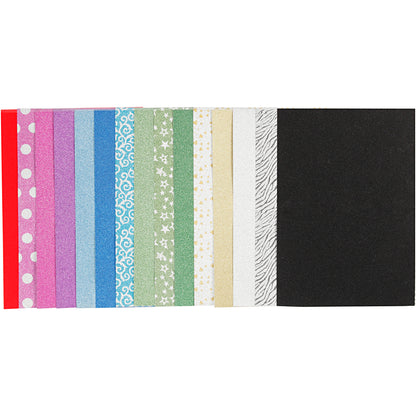 Glitterpapir i blok