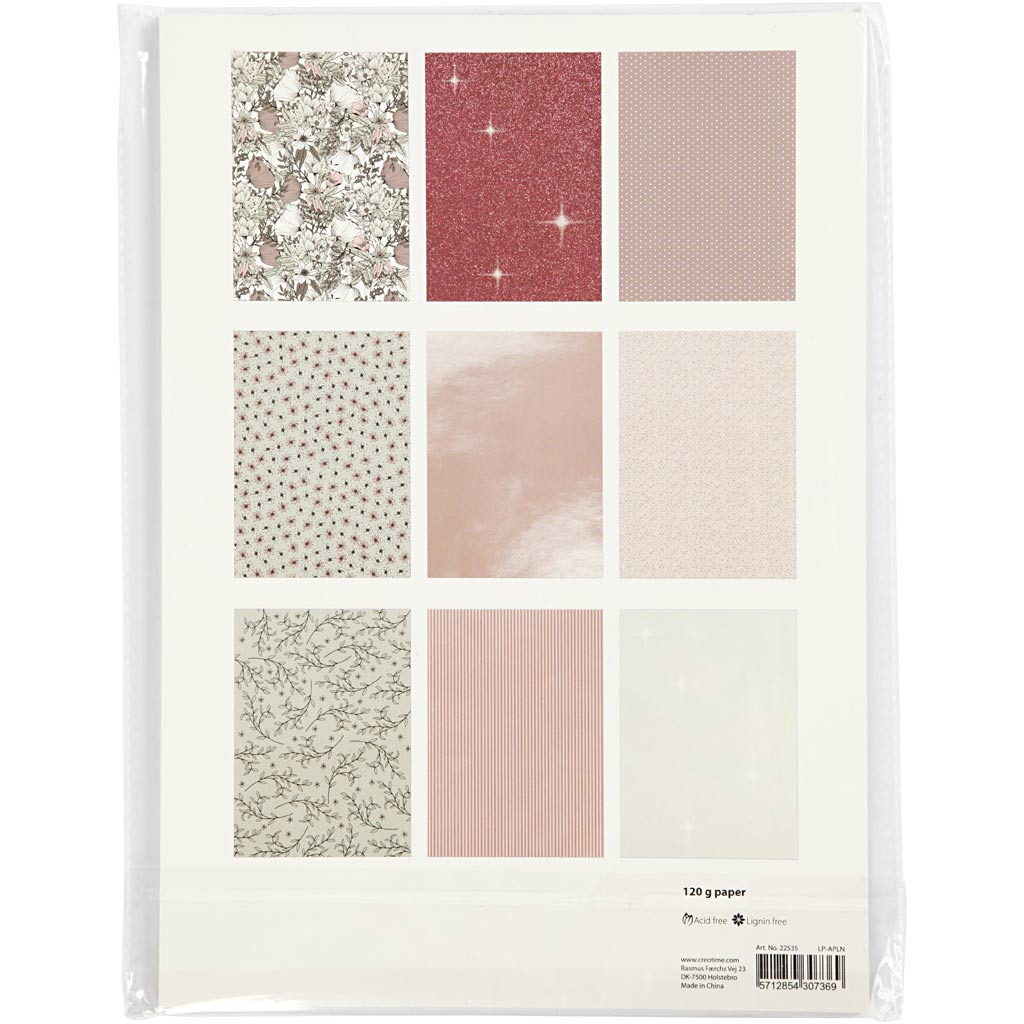Designpapir i blok