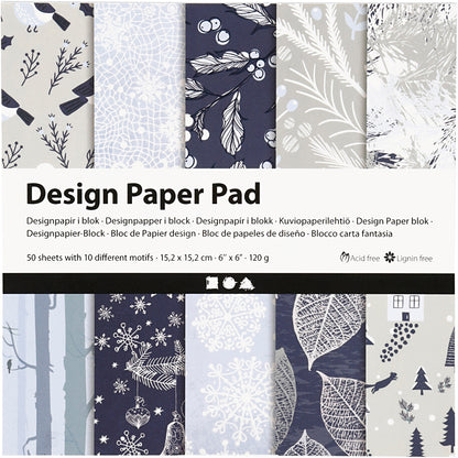 Designpapir i blok