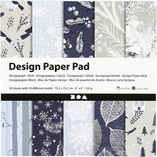 Designpapir i blok