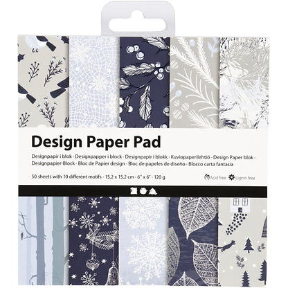 Designpapir i blok