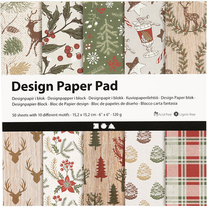Designpapir i blok