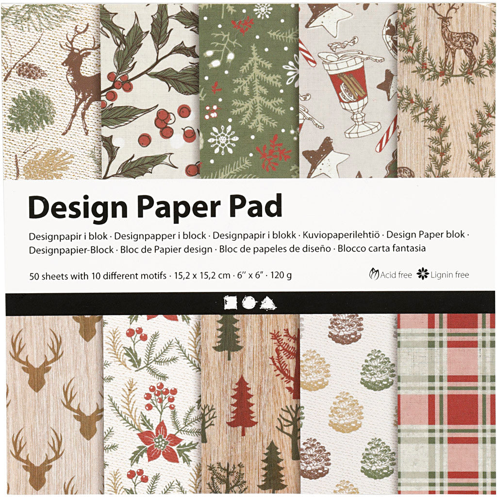 Designpapir i blok