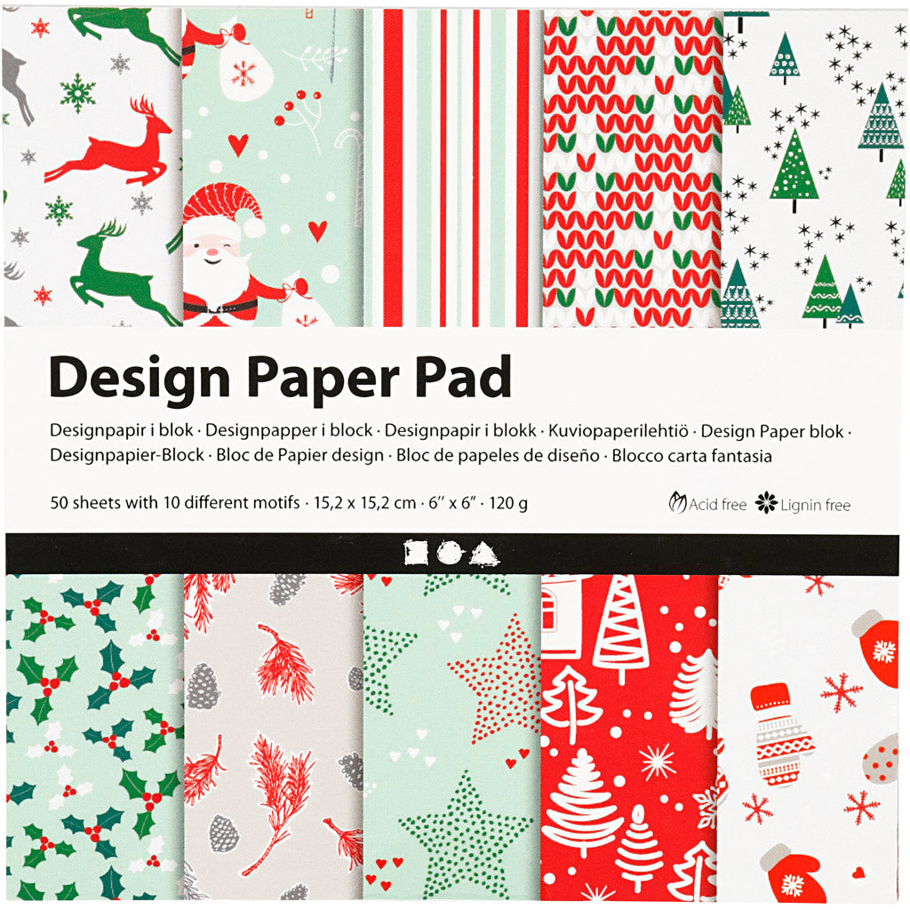 Designpapir i blok