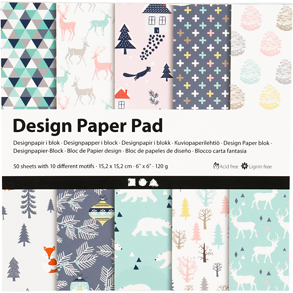 Designpapir i blok