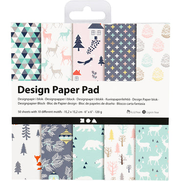 Designpapir i blok