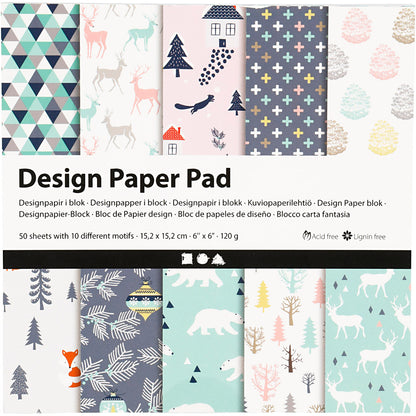 Designpapir i blok