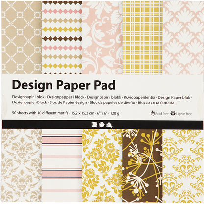 Designpapir i blok