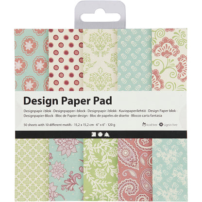 Designpapir i blok
