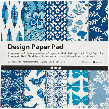 Designpapir i blok