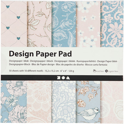 Designpapir i blok