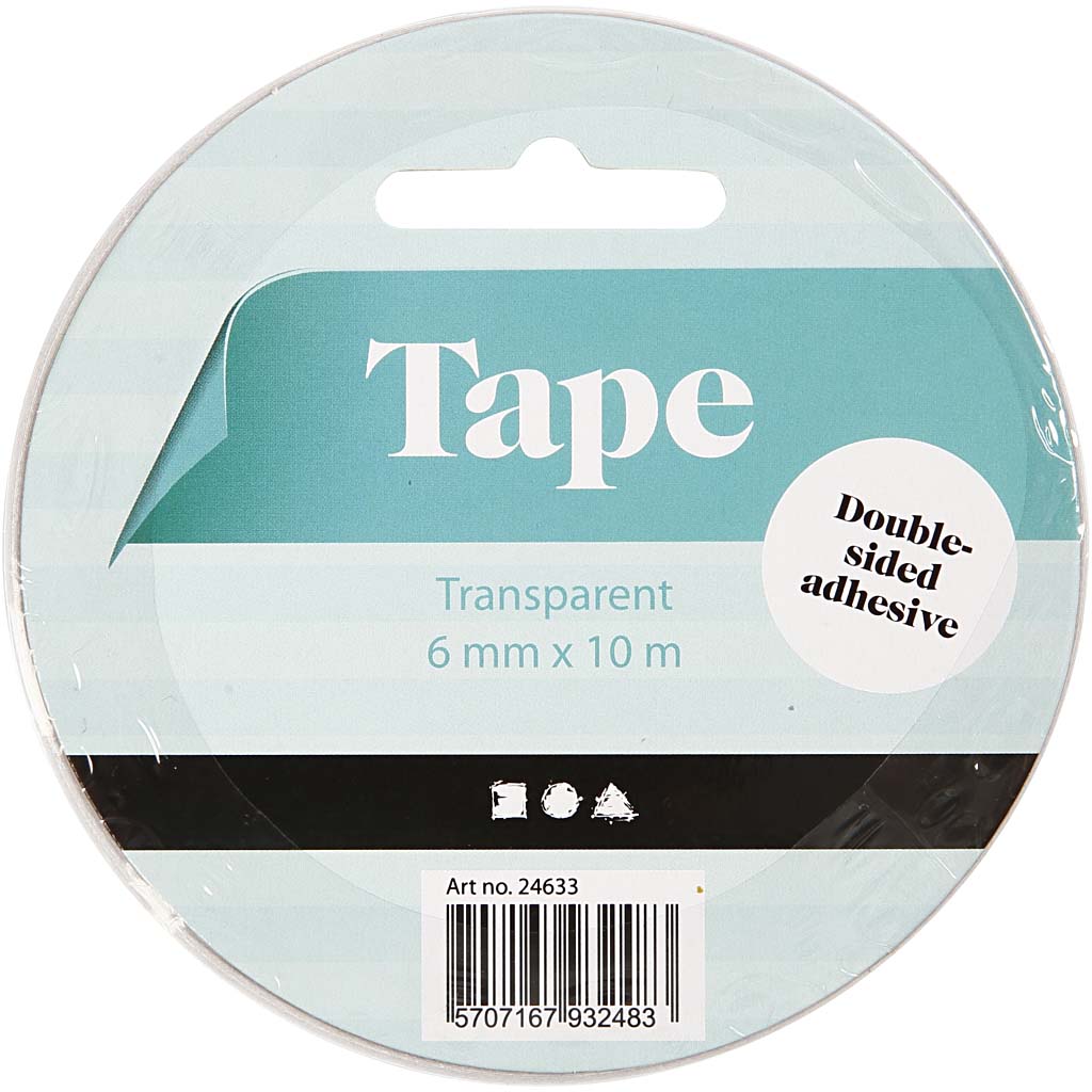 Dobbeltklæbende Tape