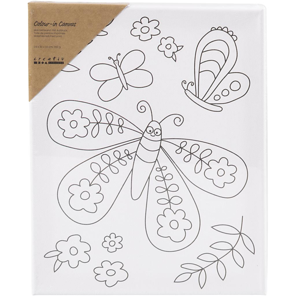 Malerlærred med print